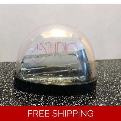 Piece of Le Studio Round Display Box with Piece of Glass from The recording room Piece of Le Studio Round Display Box with Piece of Glass from The recording room